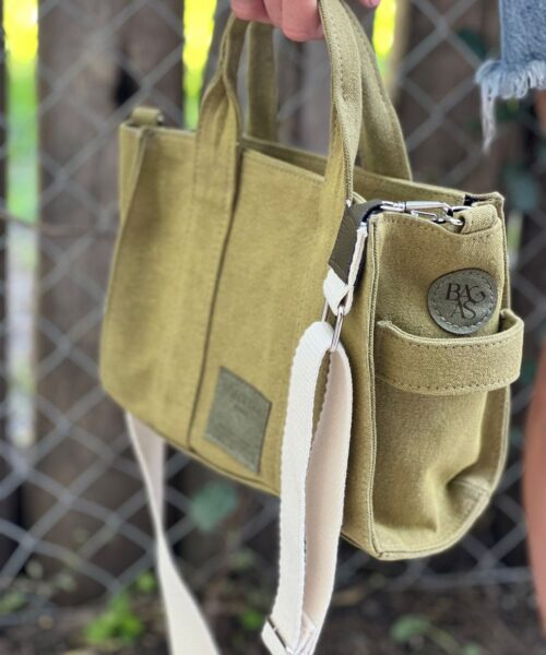 Mini Tote Pepper oliva