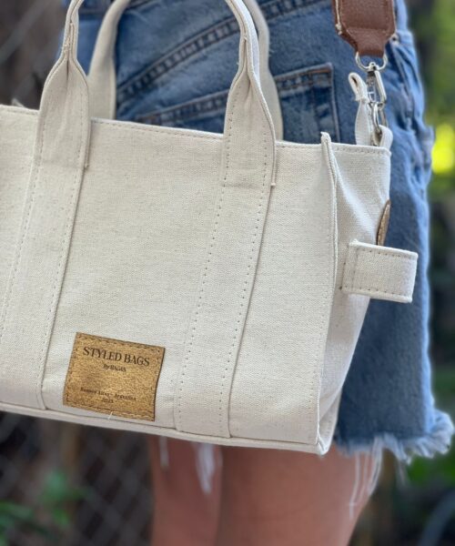 Mini Tote Pepper crudo